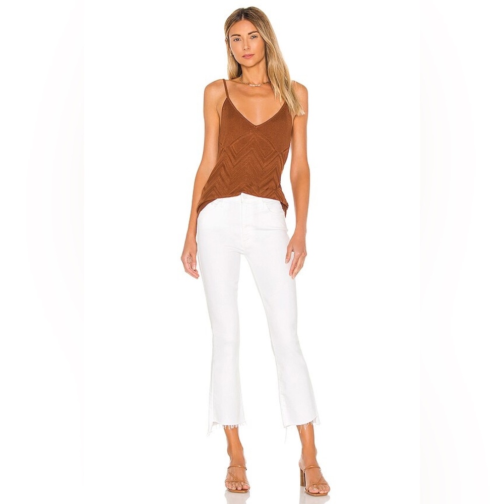 Women’s Mother Insider Crop Step Fray Jeans in Fairest of Them All size 26
